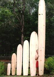 Tom with his 2005 Ancient Hawaiian quiver and Jacob Stuth surfing Alaia #1.
