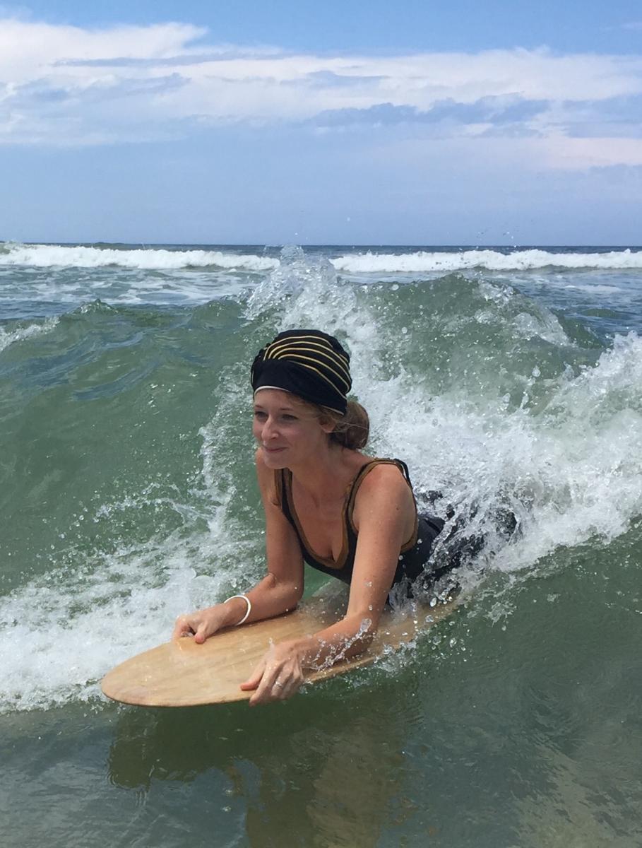 Vintage look bellyboard
